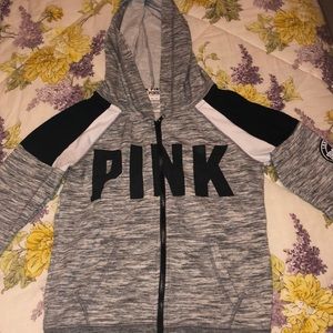 PINK zip up hoodie
